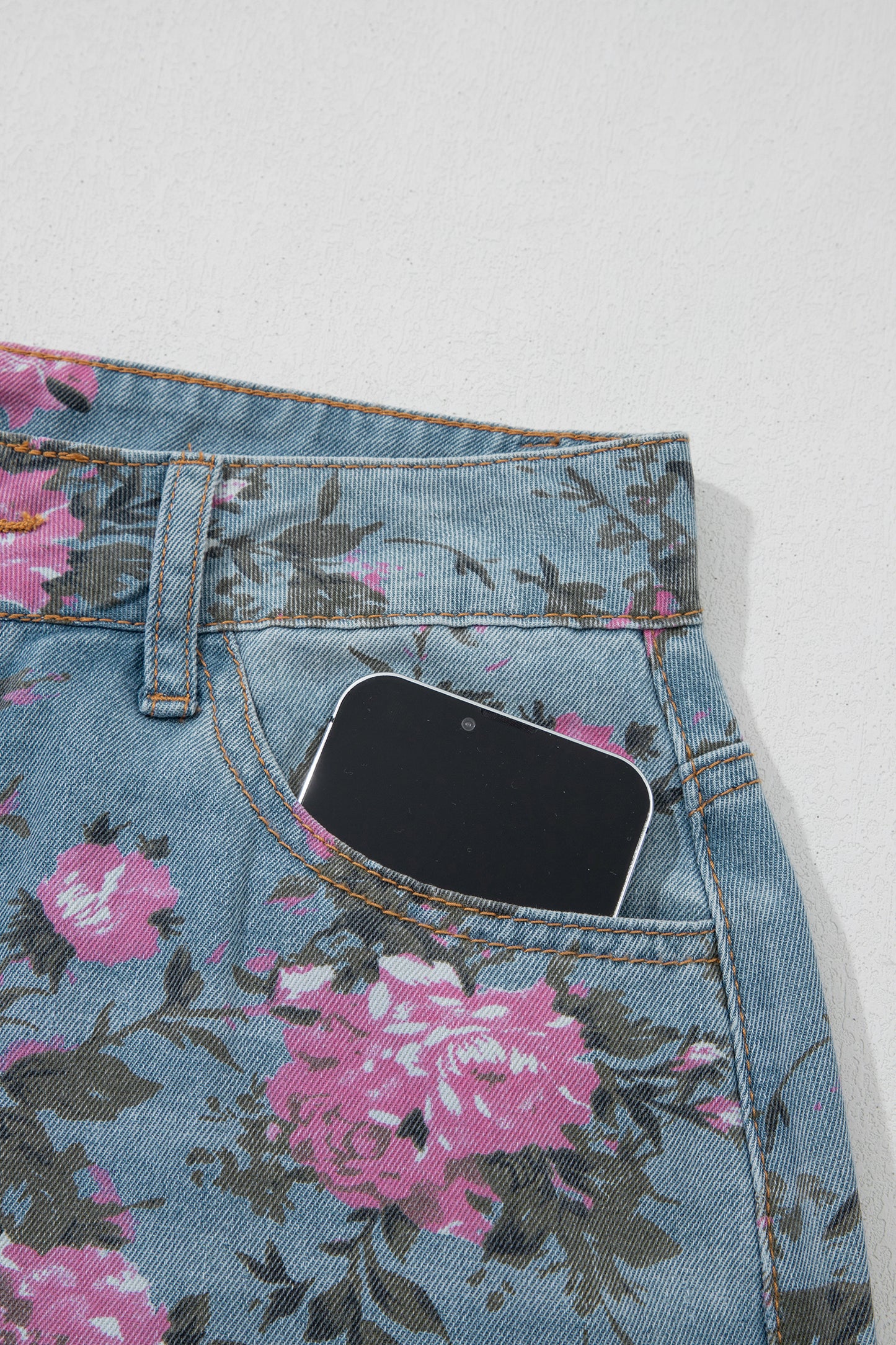 Vintage Bloom Wide Leg Jeans