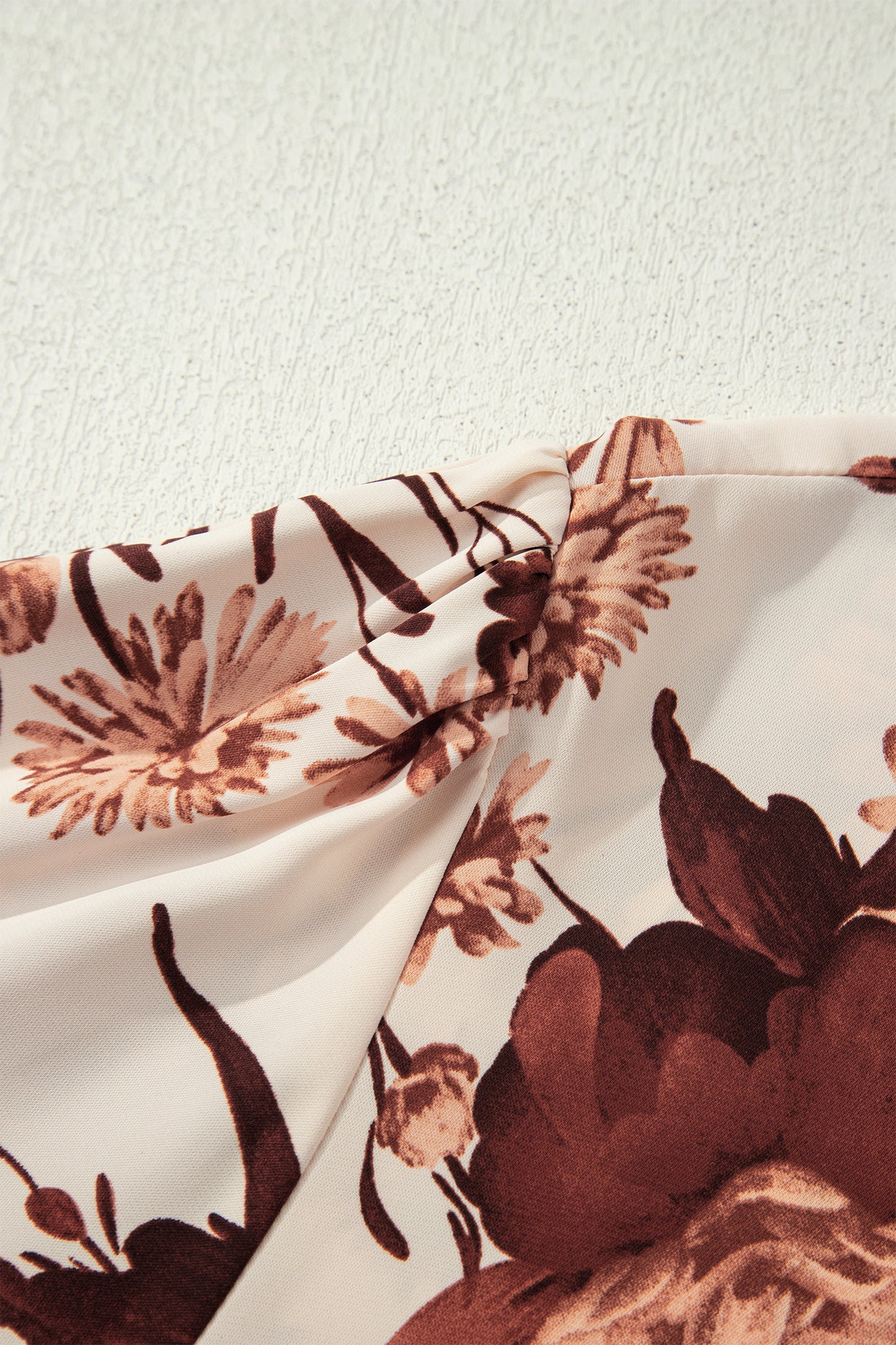 Autumn Bloom Satin Blouse