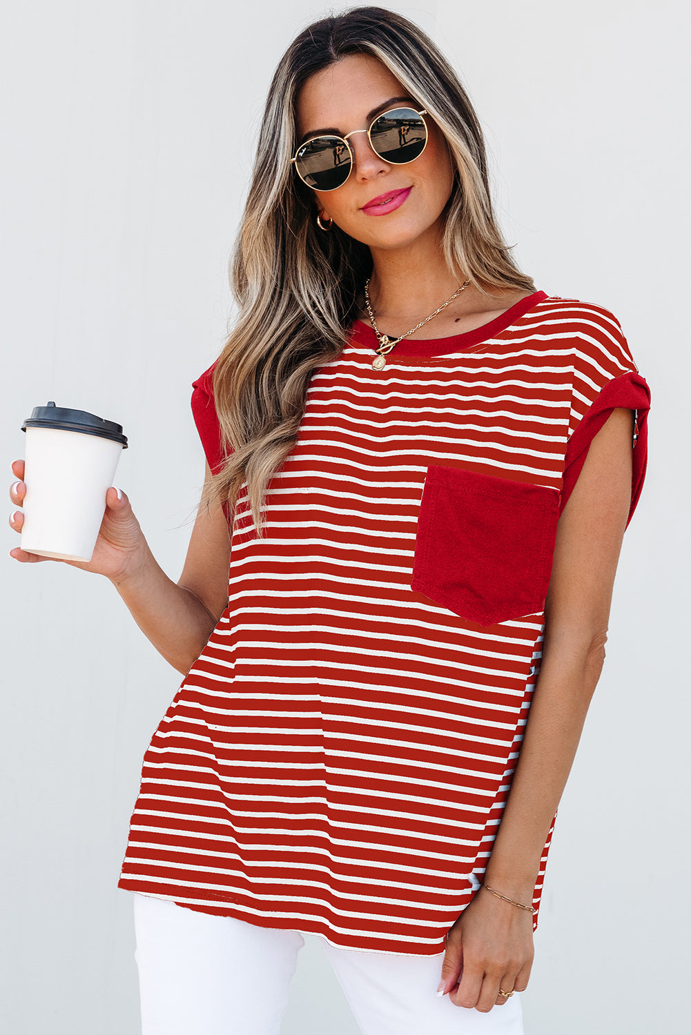 Harbor Stripe Pocket Tee
