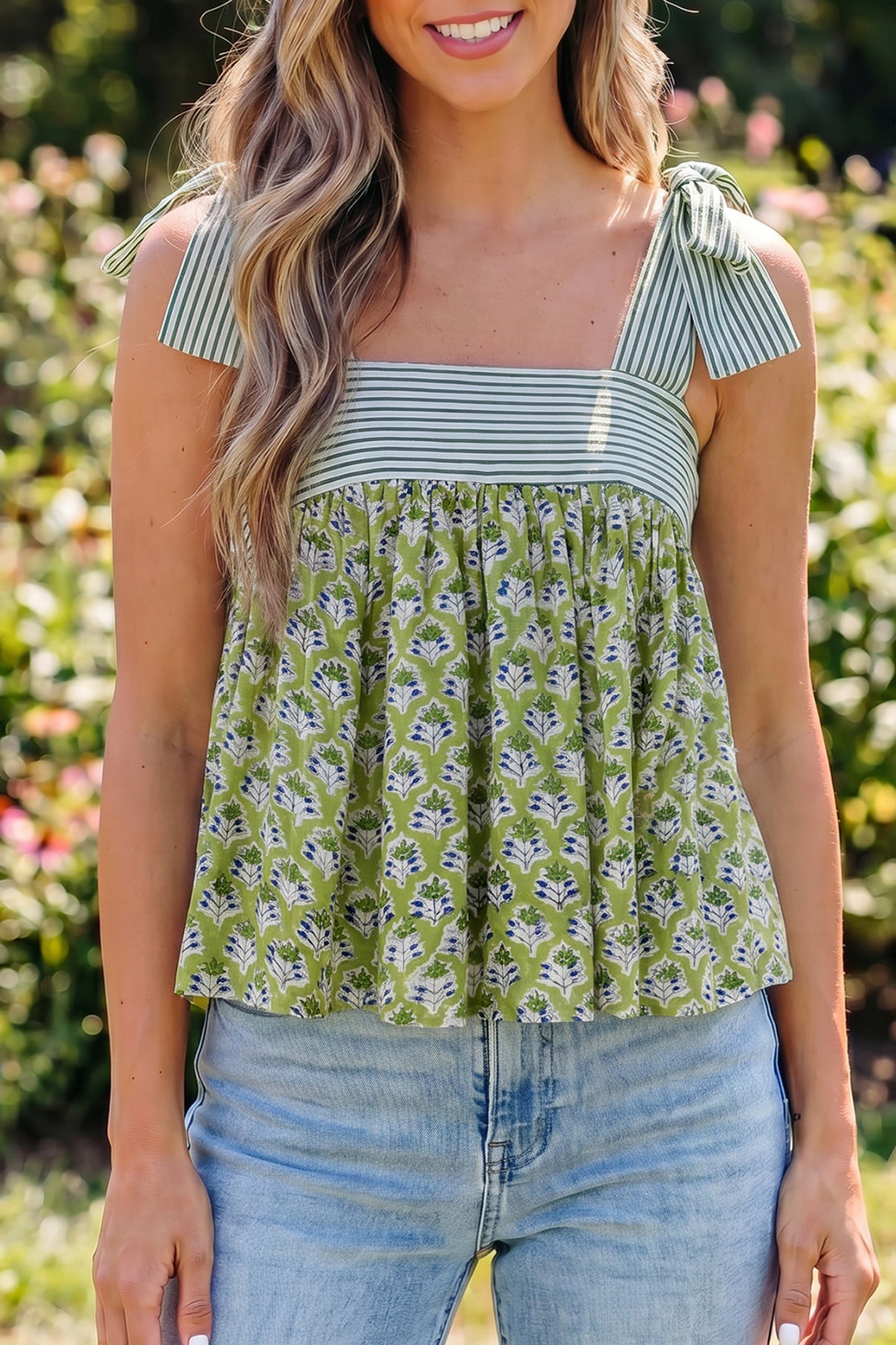 Garden Party Tie Tank