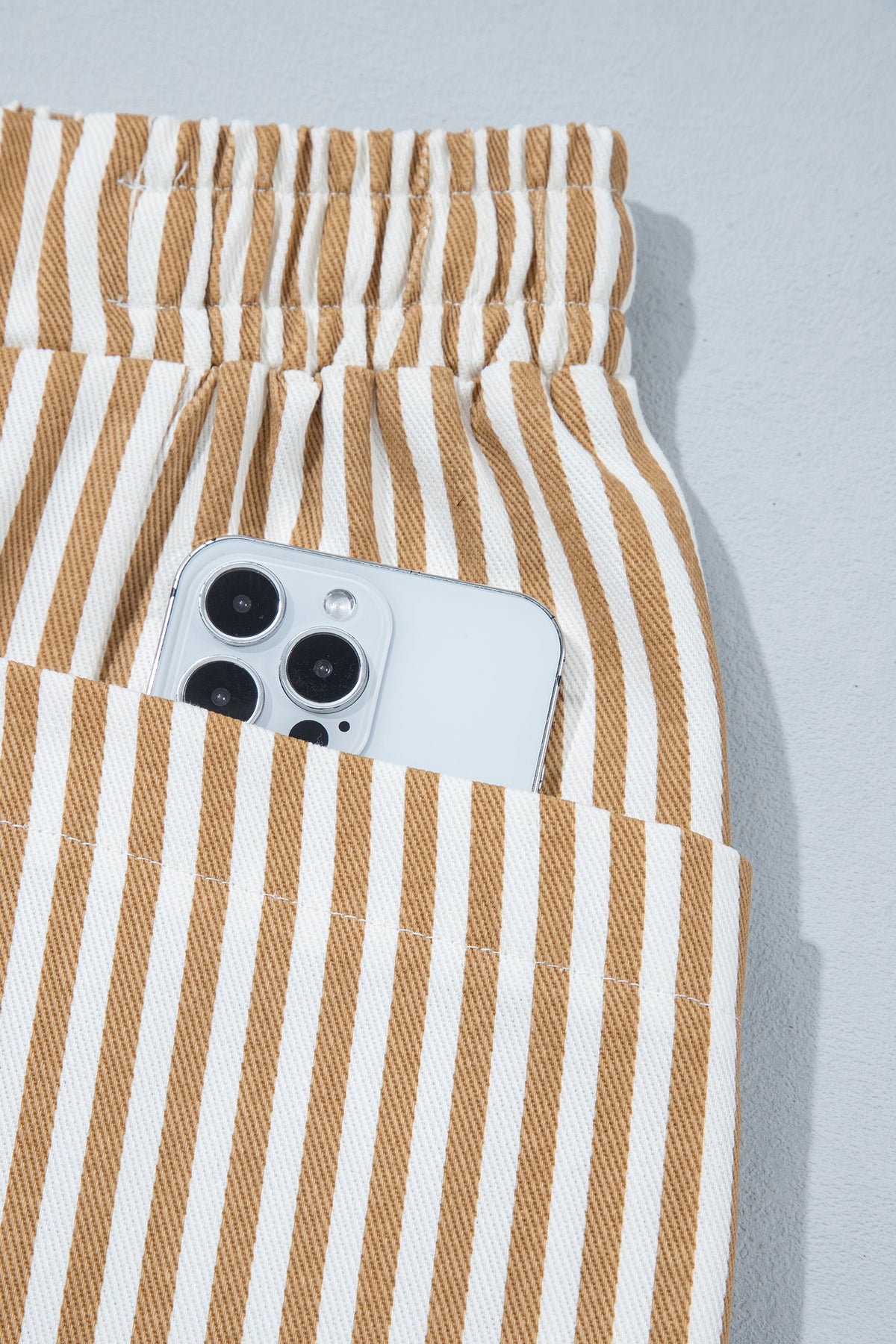The Café Stripe Wide Leg Pants