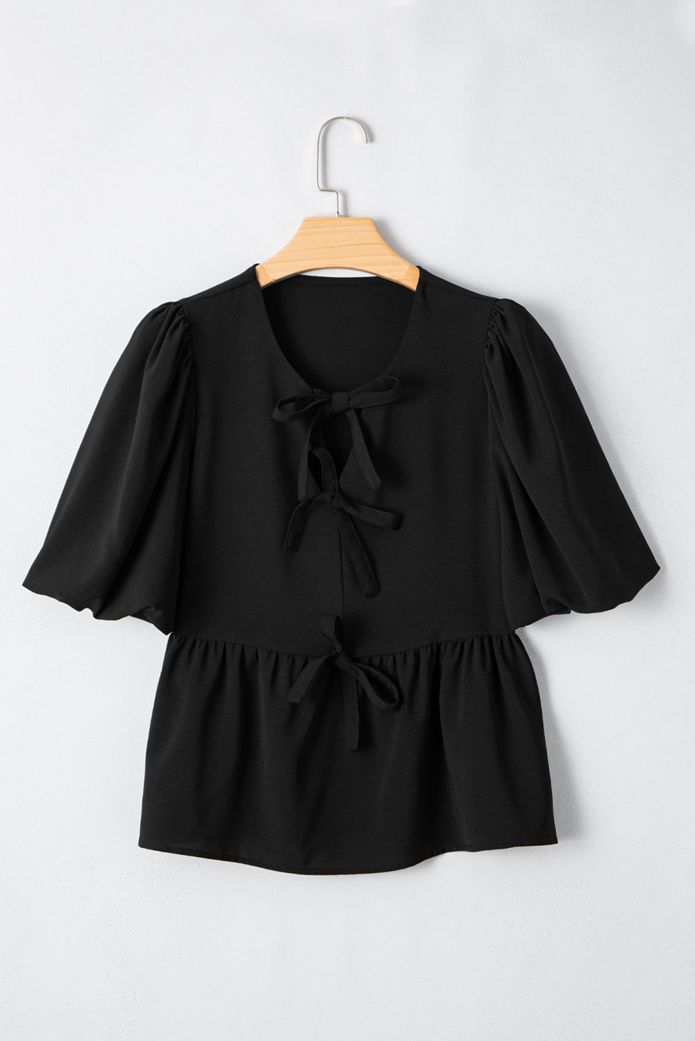 The Midnight Muse Ruffle Blouse