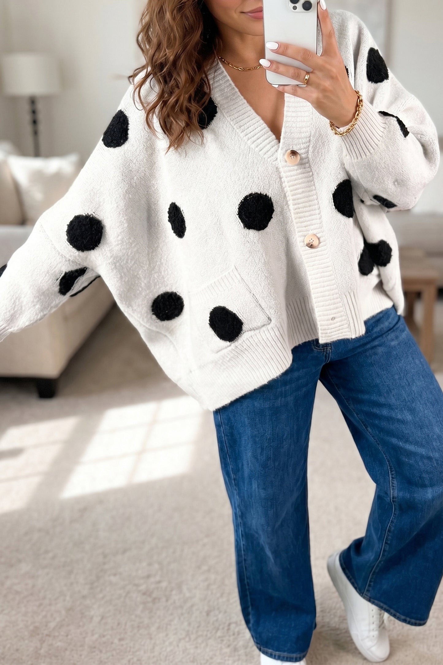 The Polka Dot Darling Cardigan