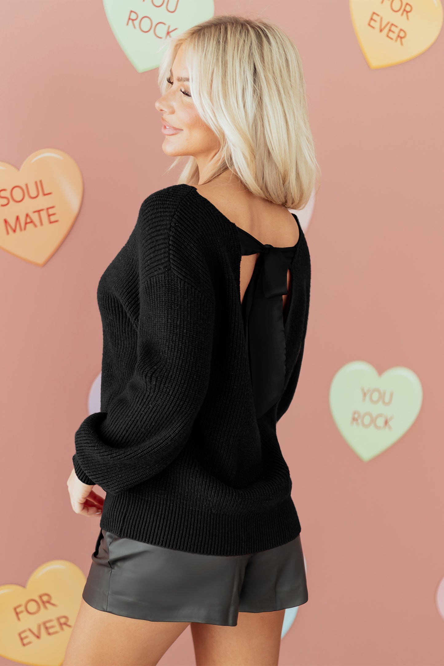 Tie the Night Sweater