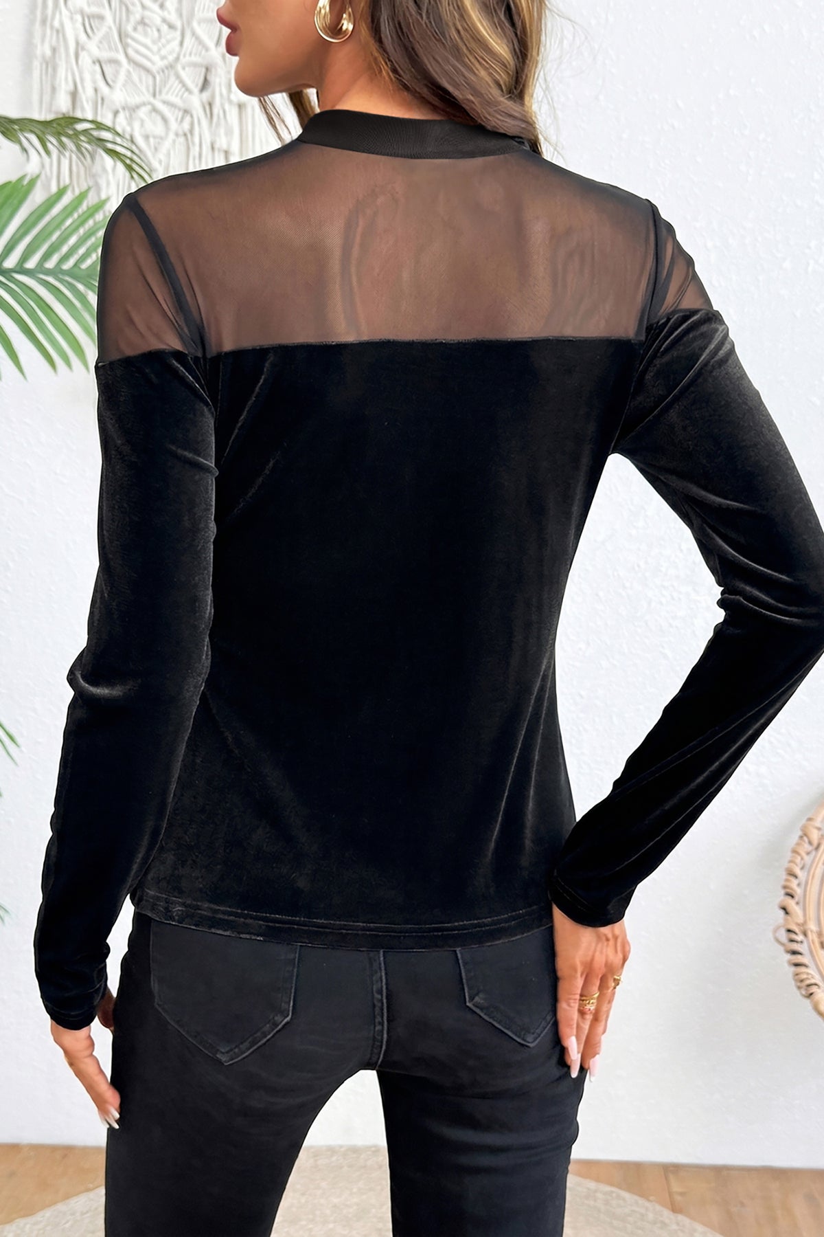 The Midnight Velvet Top