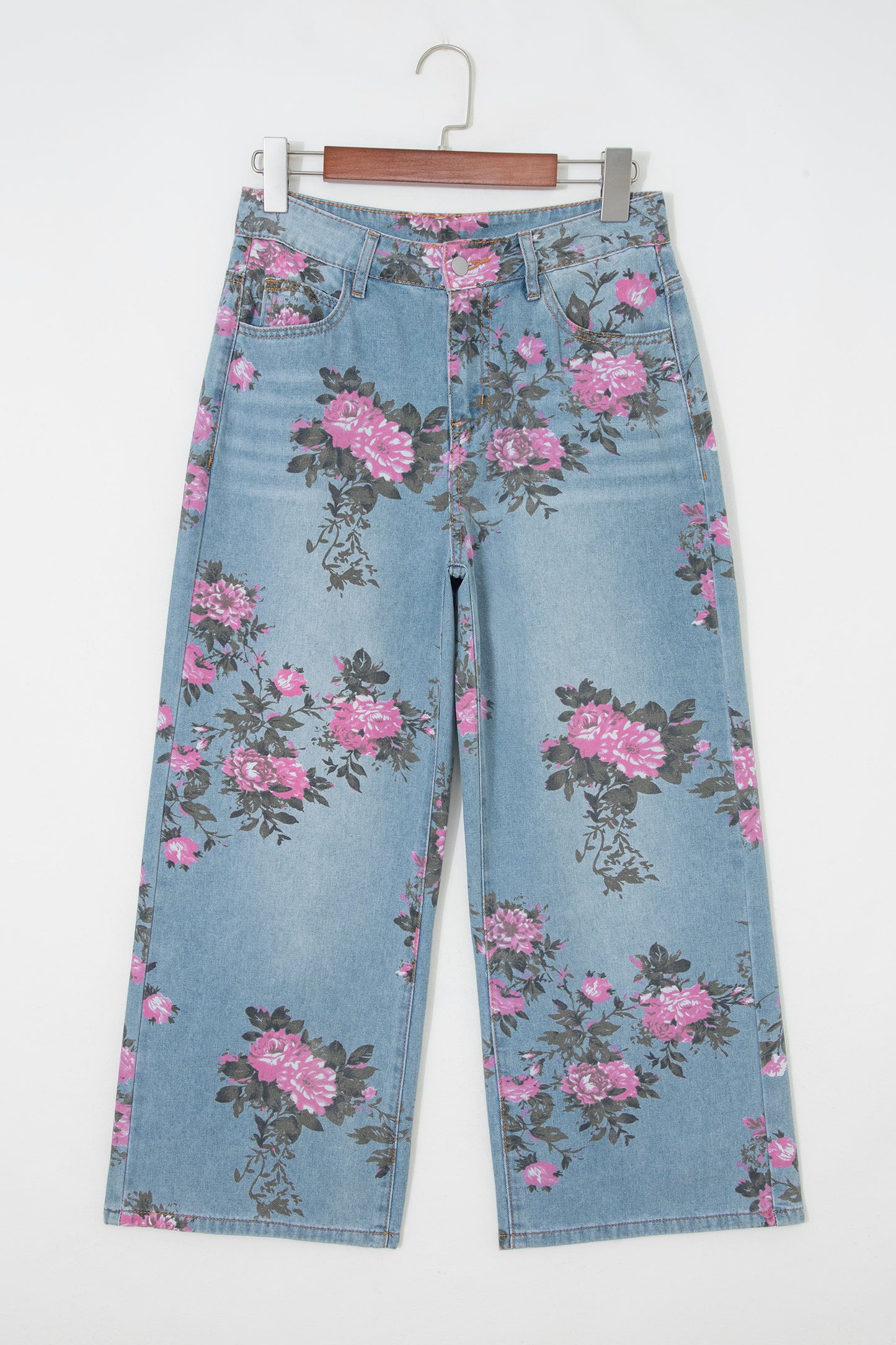 Vintage Bloom Wide Leg Jeans