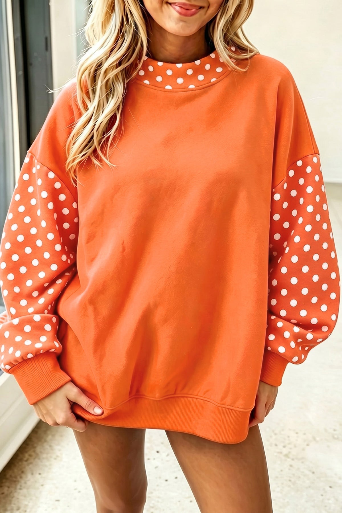 The Spot On Mock Neck Sweatshirt