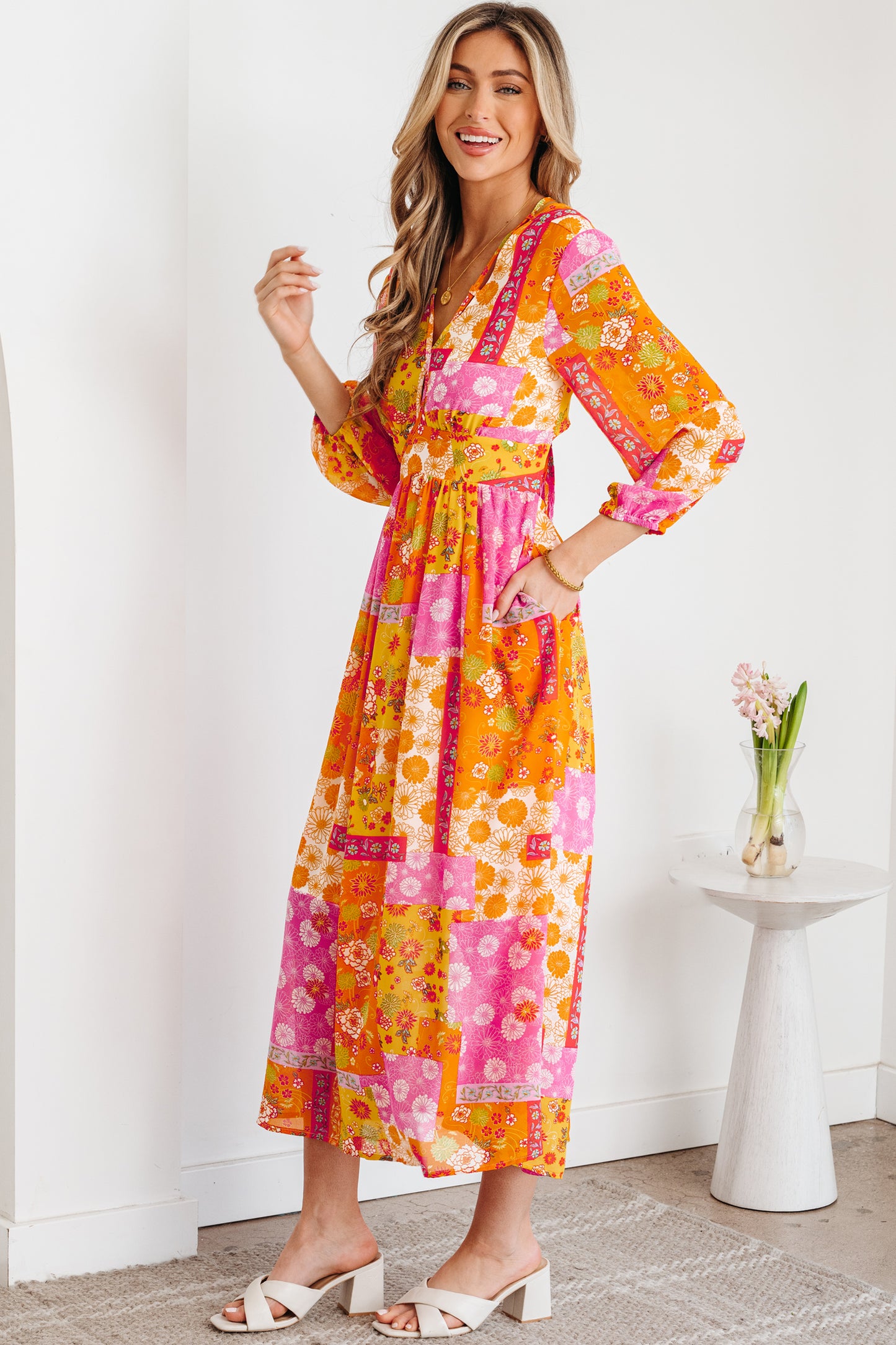 Marigold Patchwork Maxi