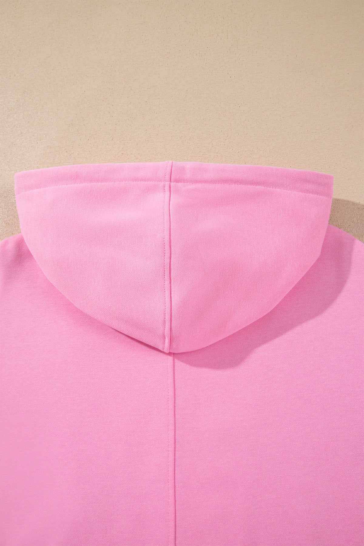 Sachet Pink Zip-up One Piece Long Sleeve Hoodie