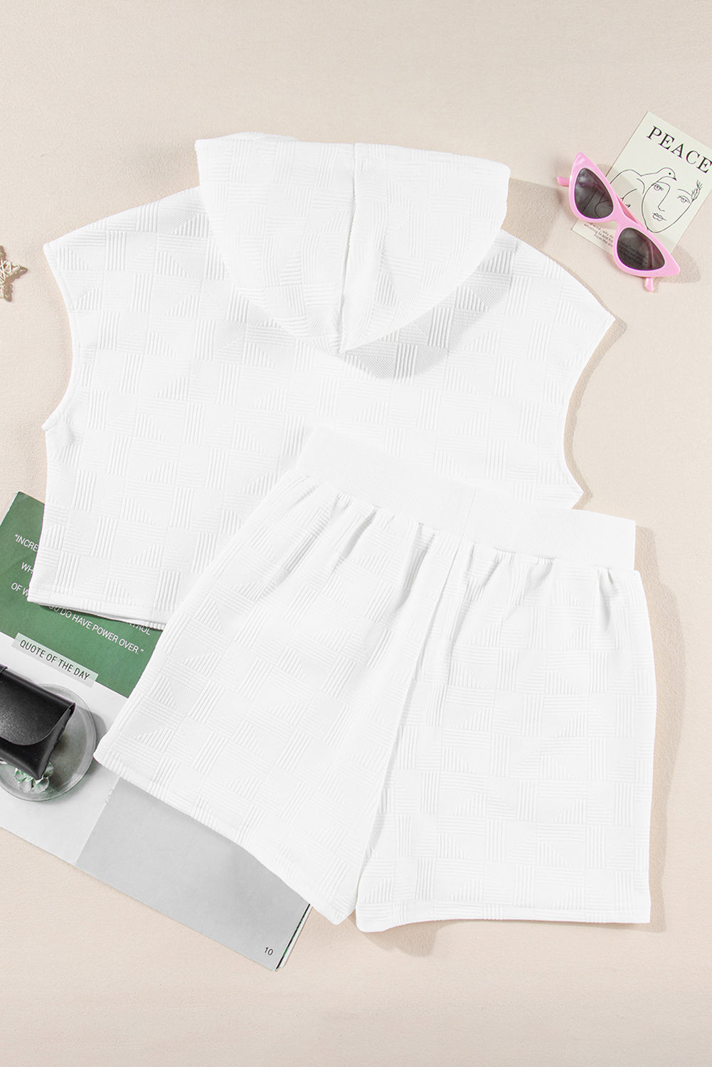 The Weekend Glow Cropped Set