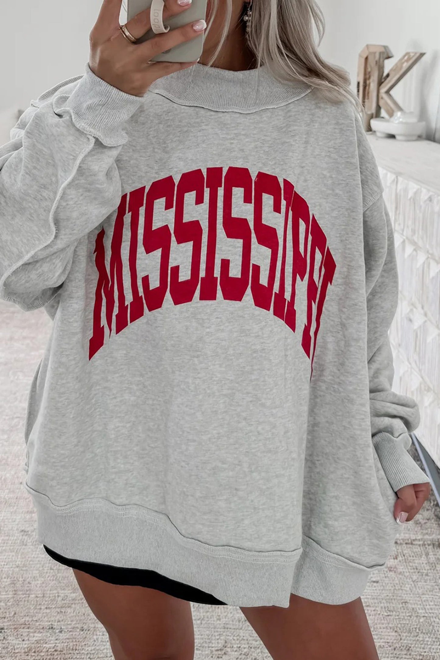 Hometown Heart Reversible Pullover