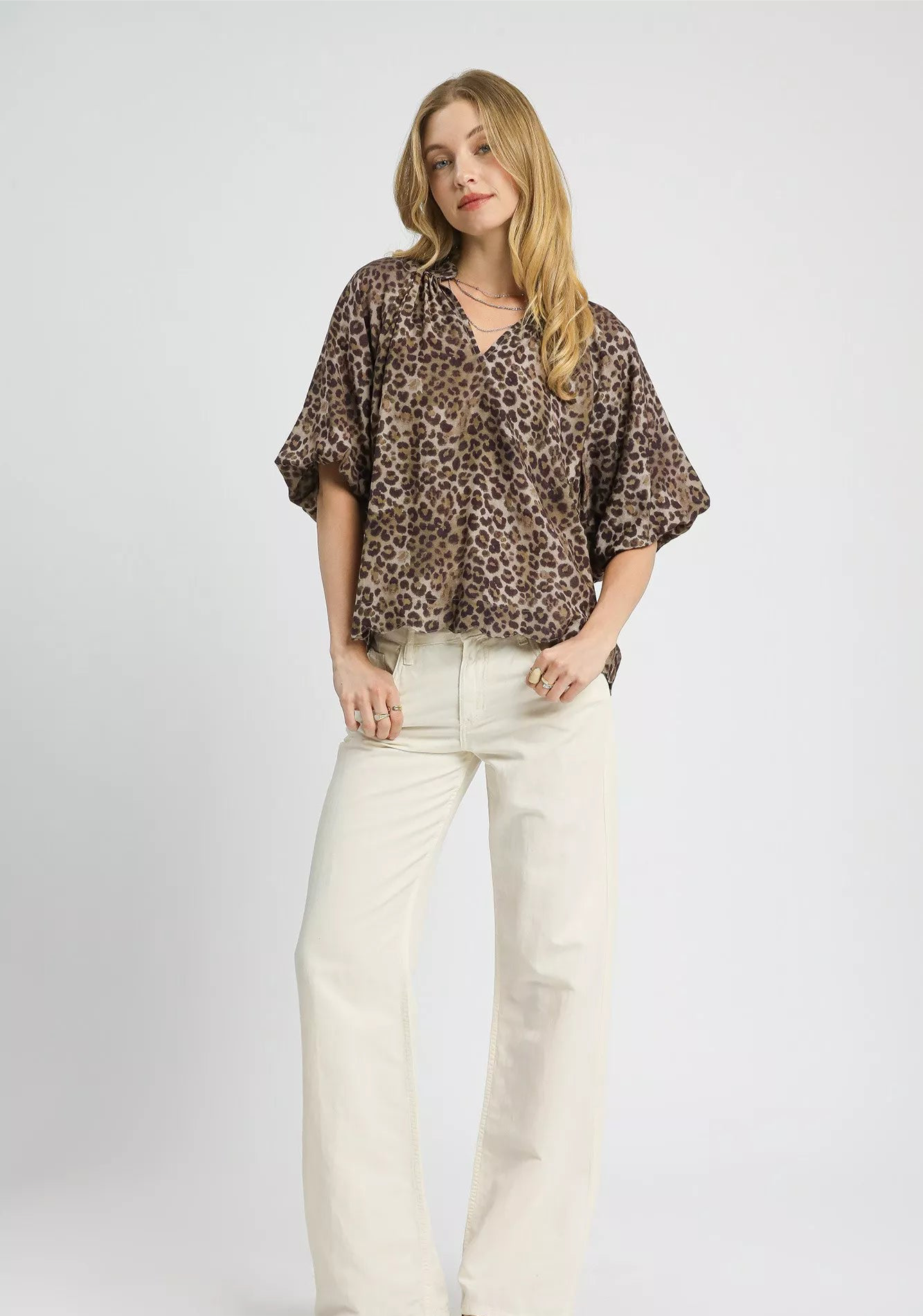 Wild Elegance Leopard Top