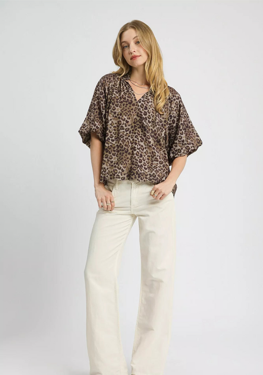 Wild Elegance Leopard Top