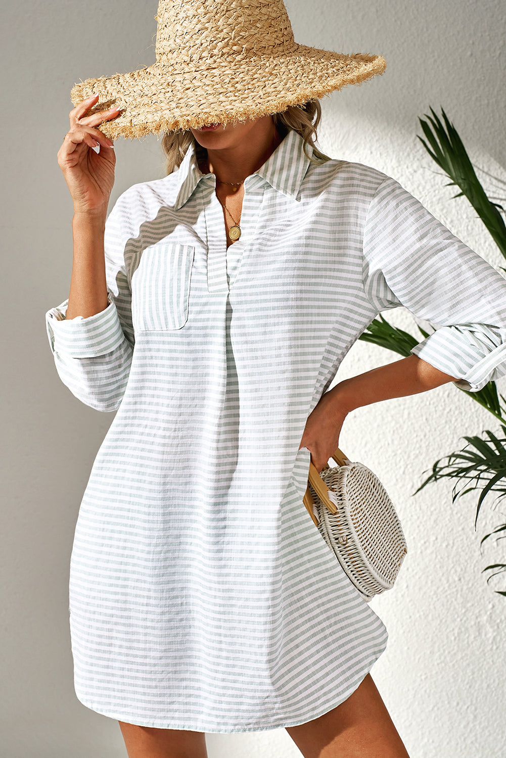 Seabreeze Striped Coverup