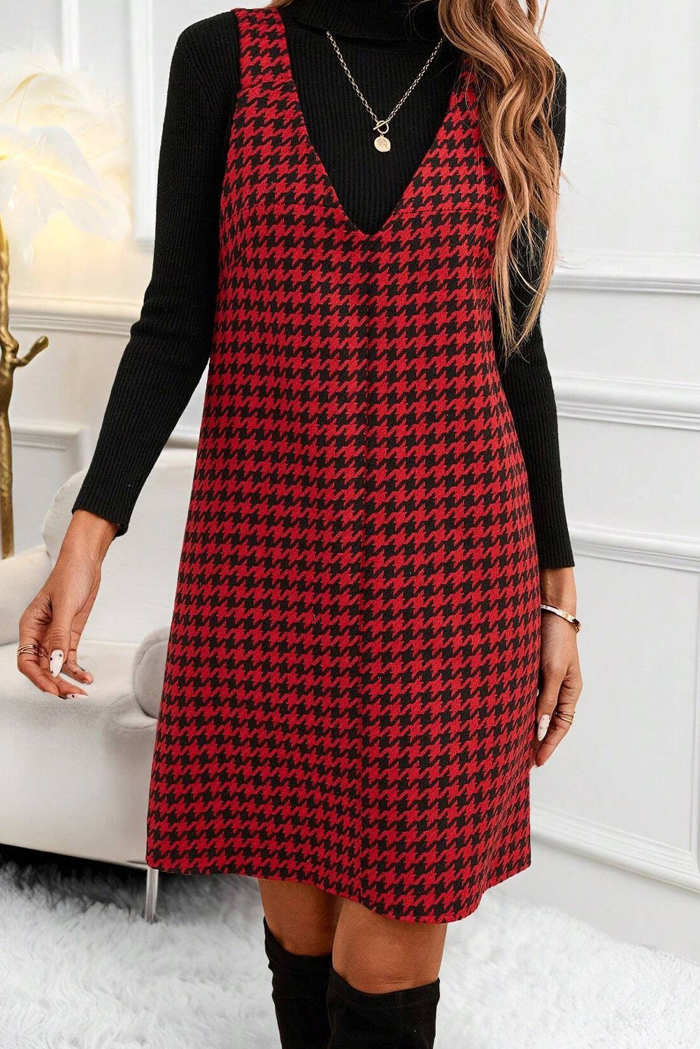 The Holly Houndstooth Jumper