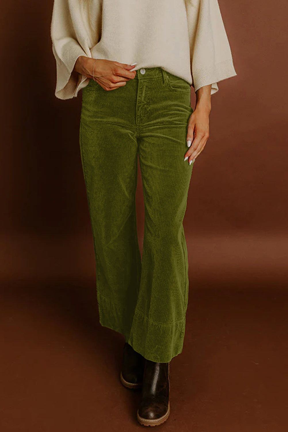 Olive Grove Corduroy Pant