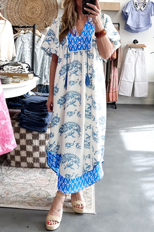 Santorini Stroll Curve Dress
