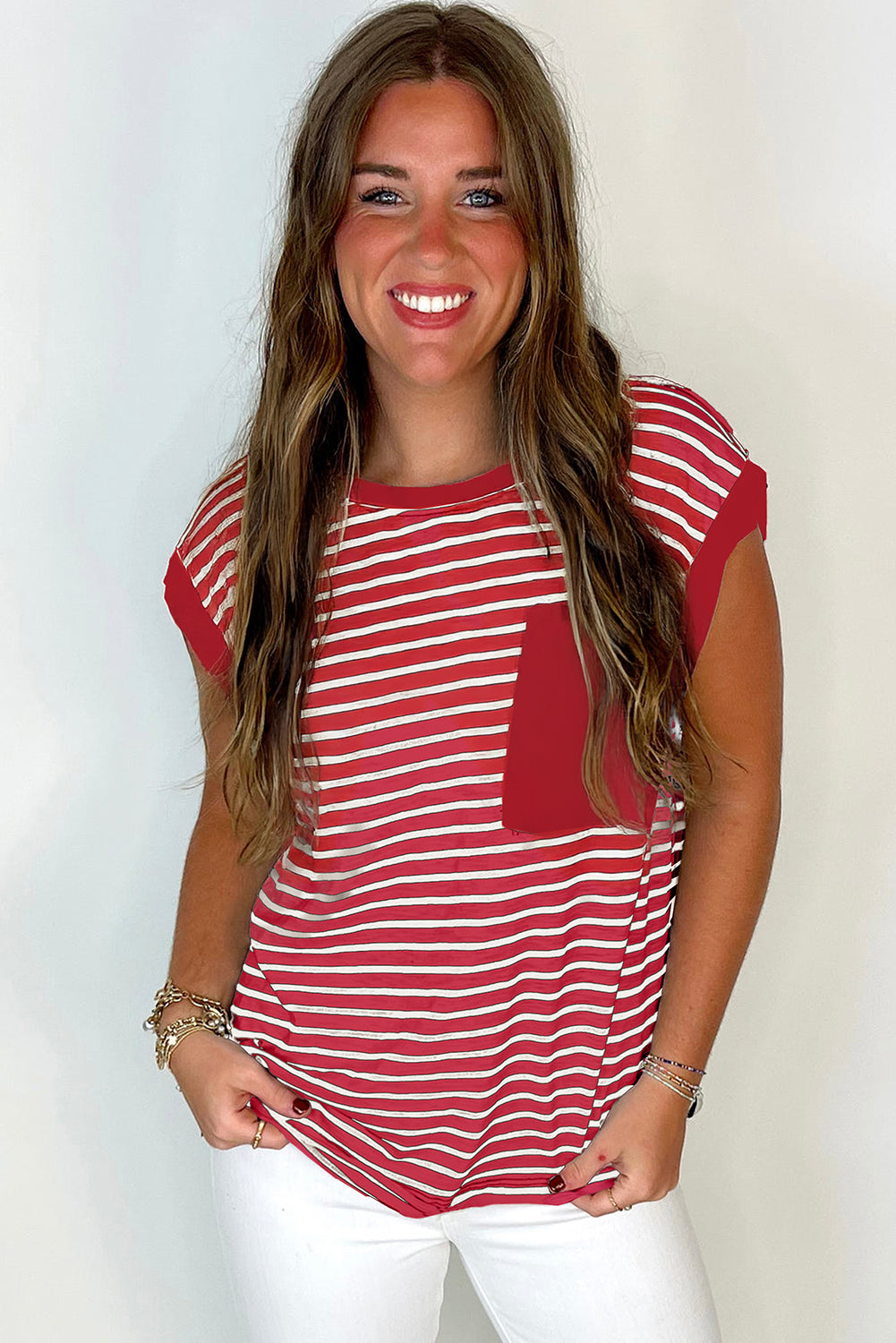 Harbor Stripe Pocket Tee