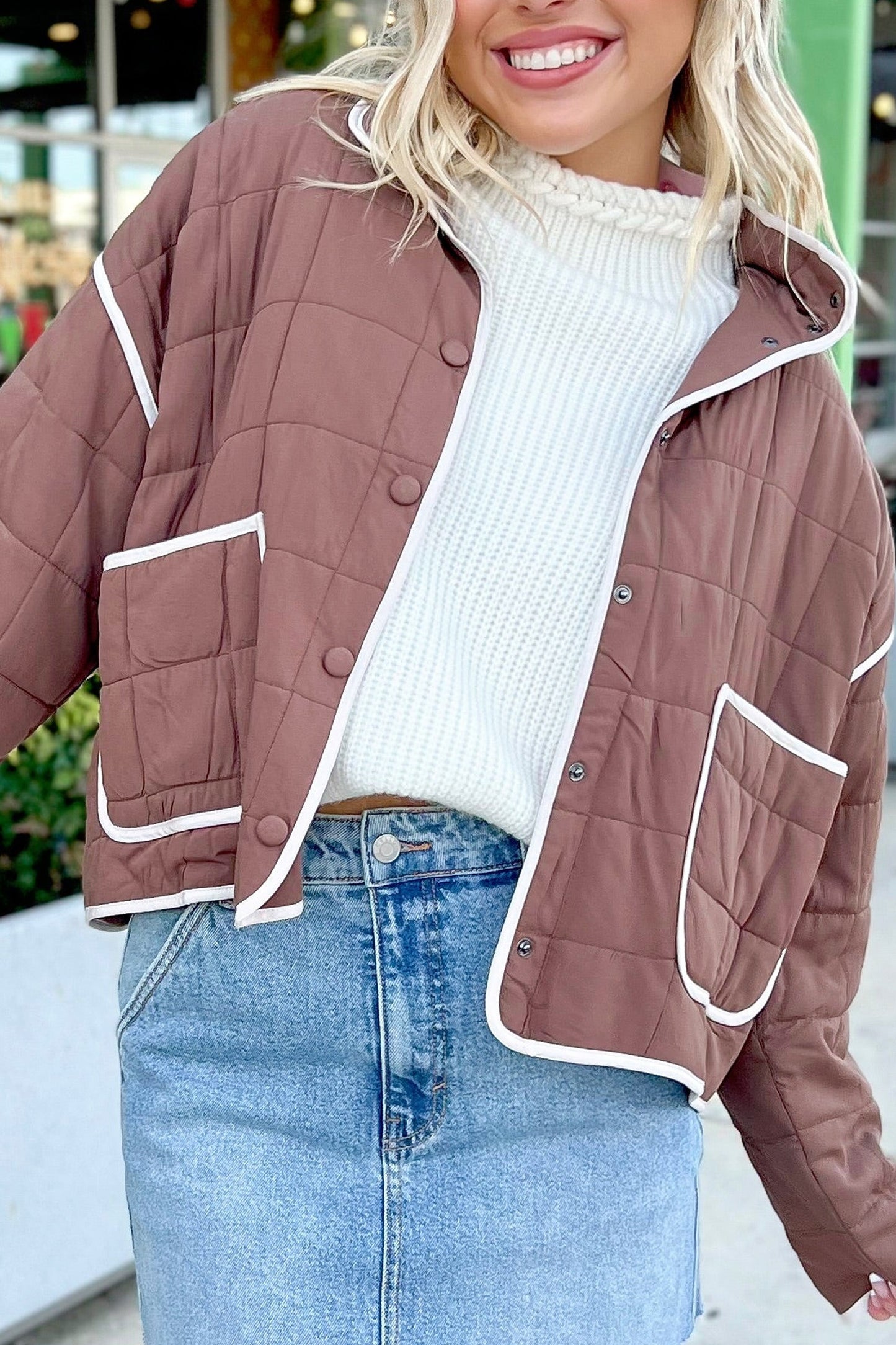 The Cocoa Club Quilted Jacket
