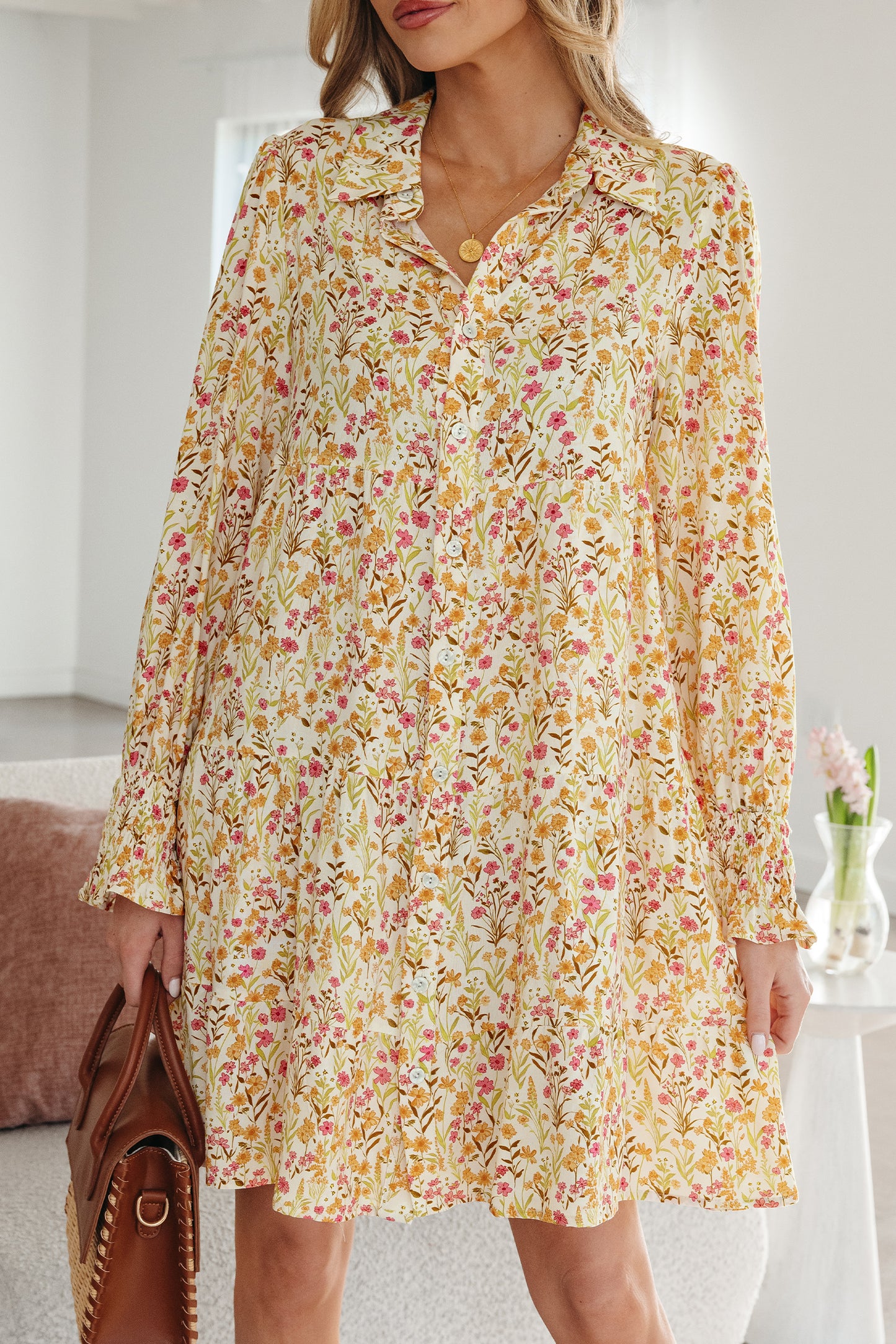 Soft Meadow Babydoll Dress