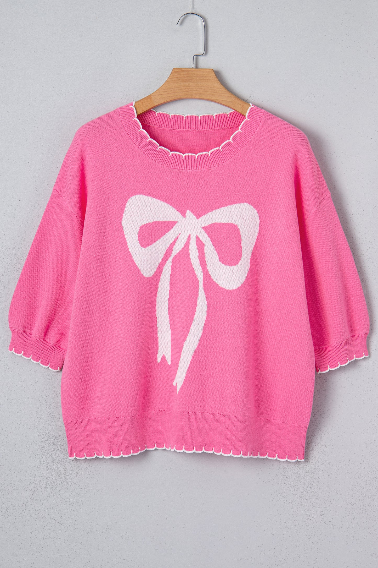Blush & Bows Knit Sweater