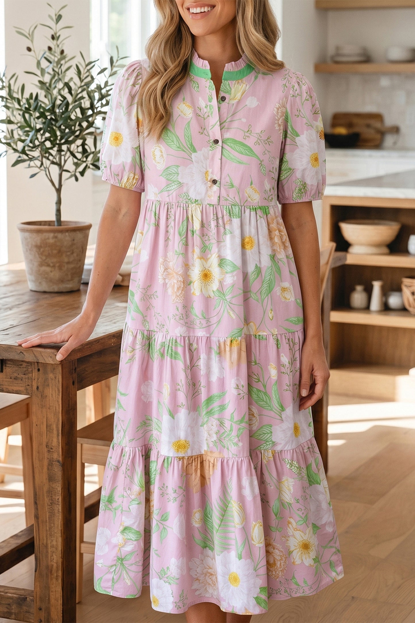 Blush Garden Party Midi