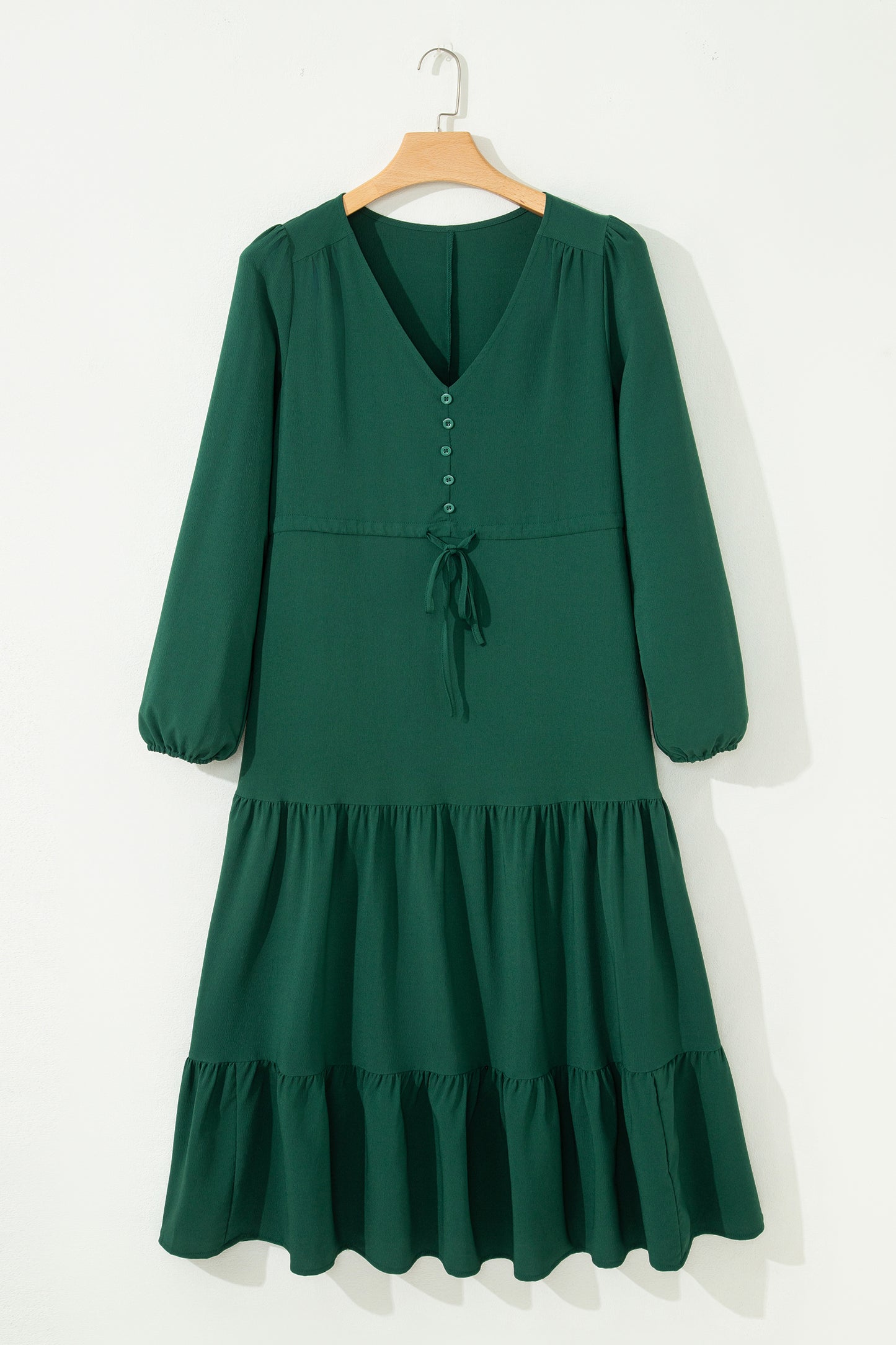 Evergreen Tiered Maxi Dress