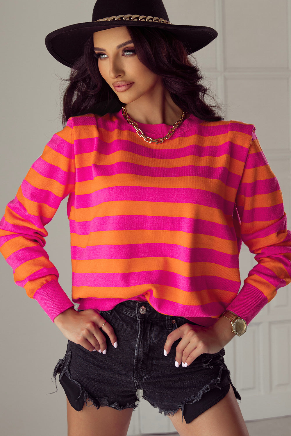 The Sunset Stripe Pullover