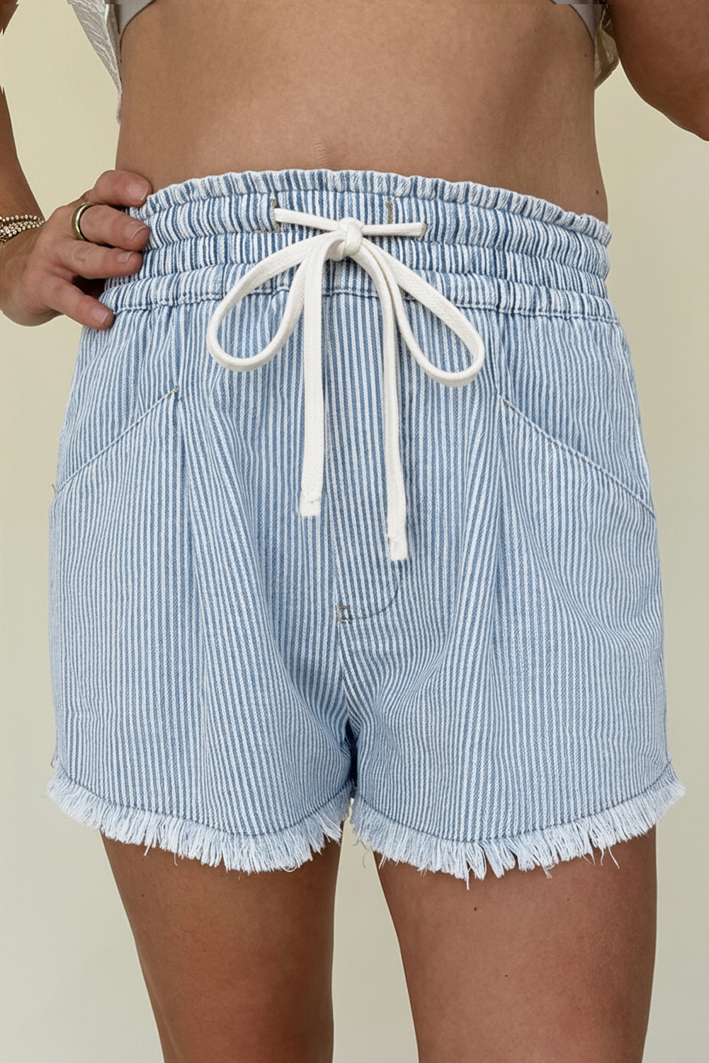 Seaside Stroll Stripe Shorts