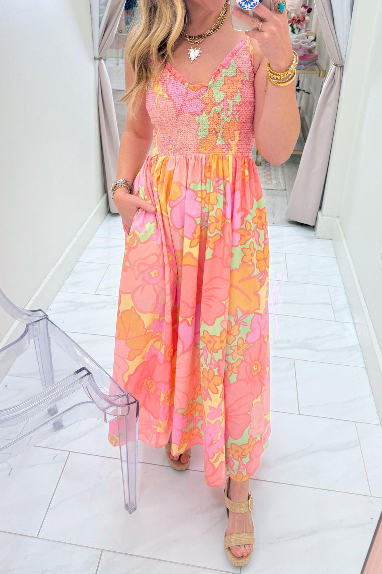 Peony Sunset Maxi