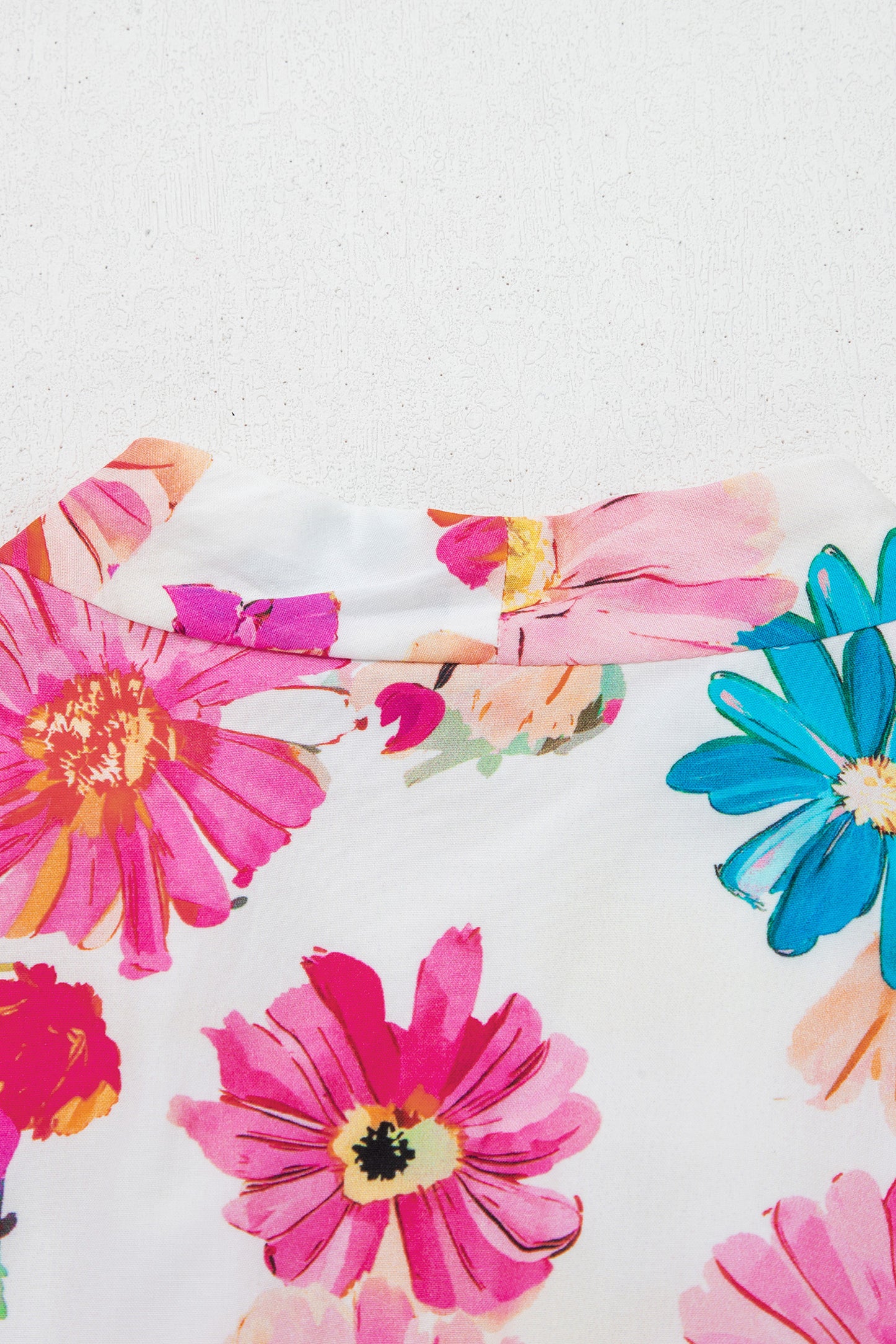 Watercolor Bloom Zip Dress