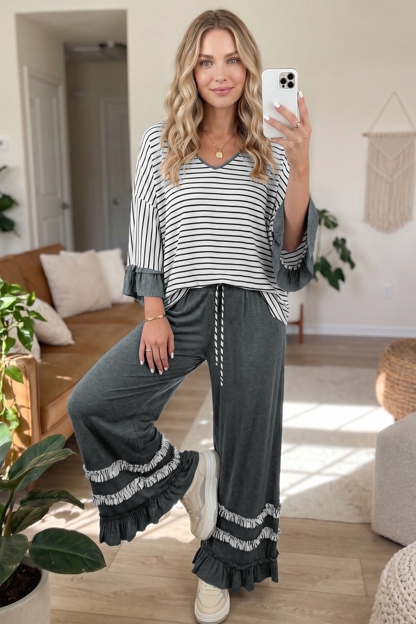 The Café Ruffle Lounge Set