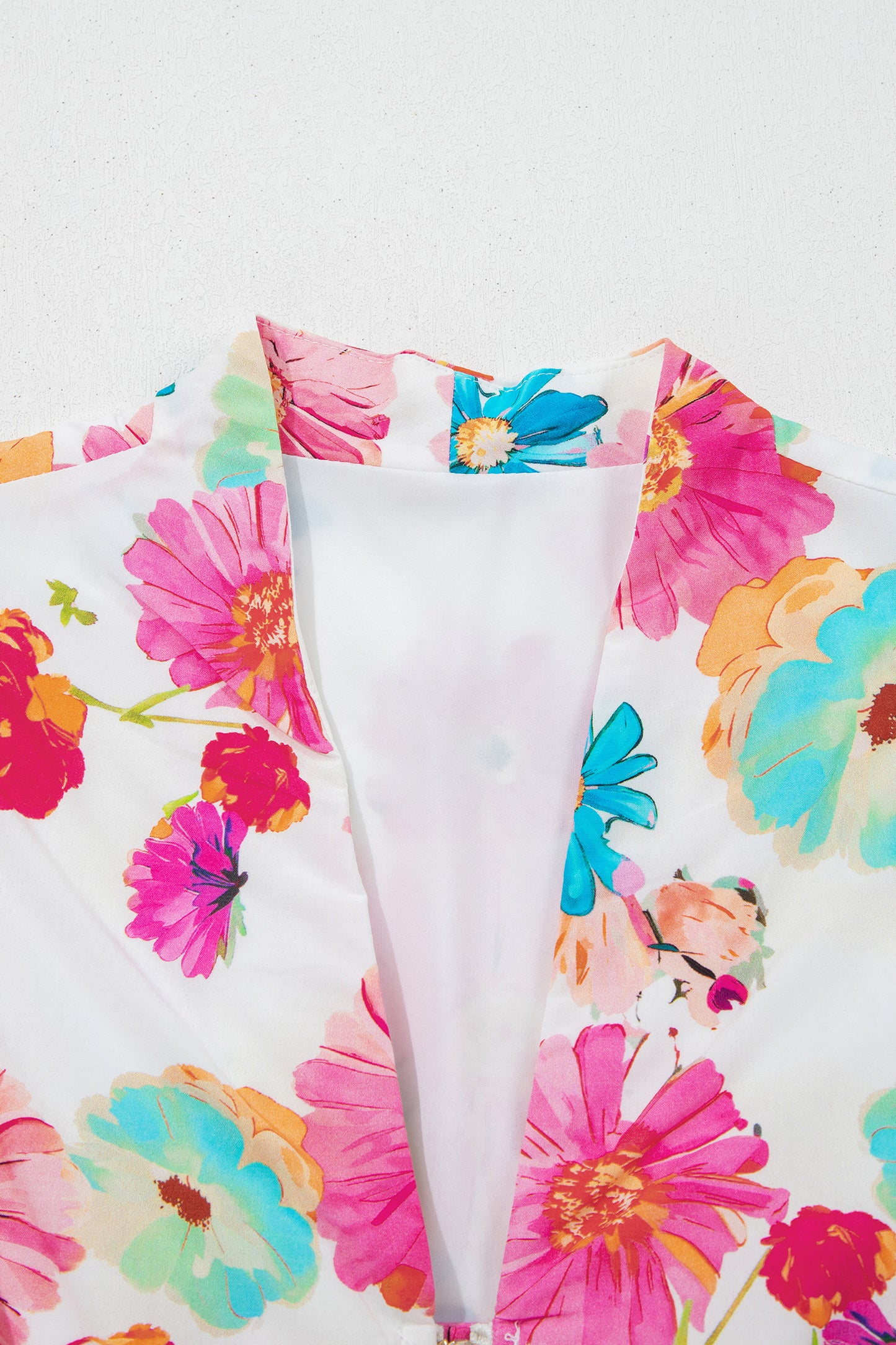 Watercolor Bloom Zip Dress