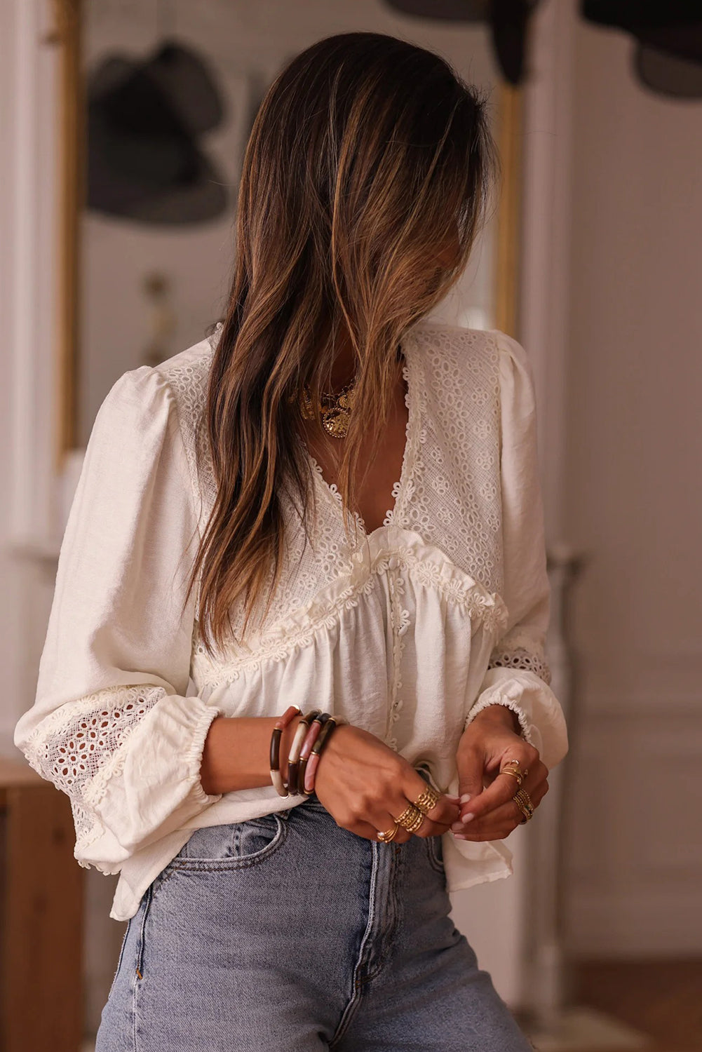 The Heirloom Lace Darling Blouse