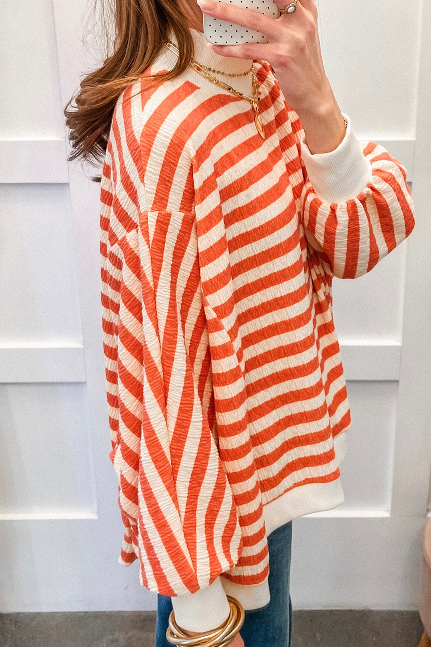 The Tangerine Twist Mock Neck