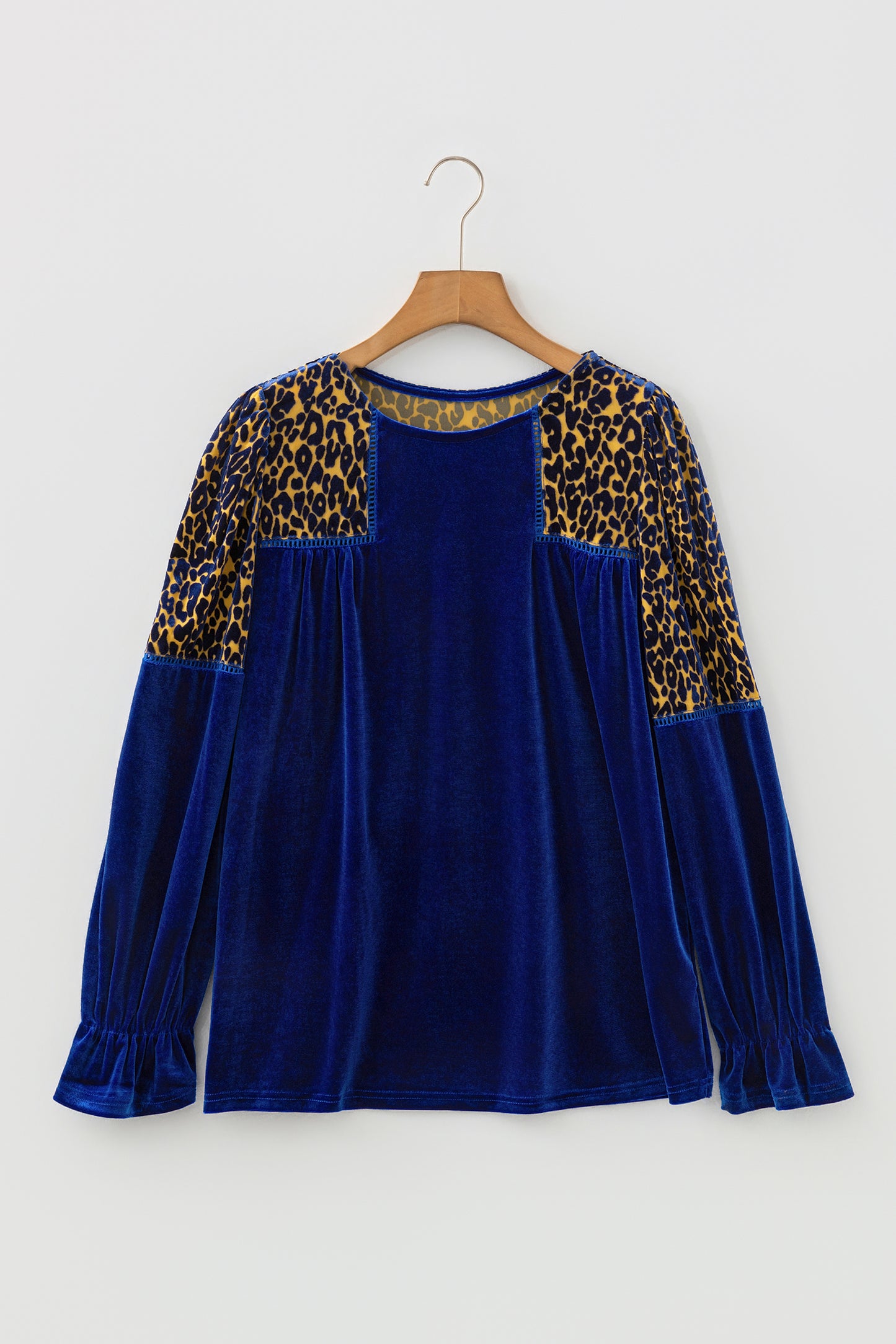 Royal Wild Velvet Blouse