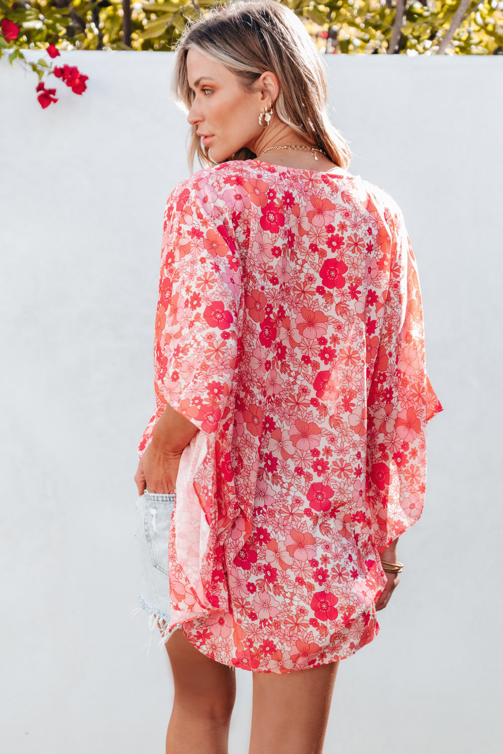 The Petal Parade Flutter Top