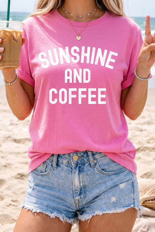 Sunshine & Coffee Graphic Tee
