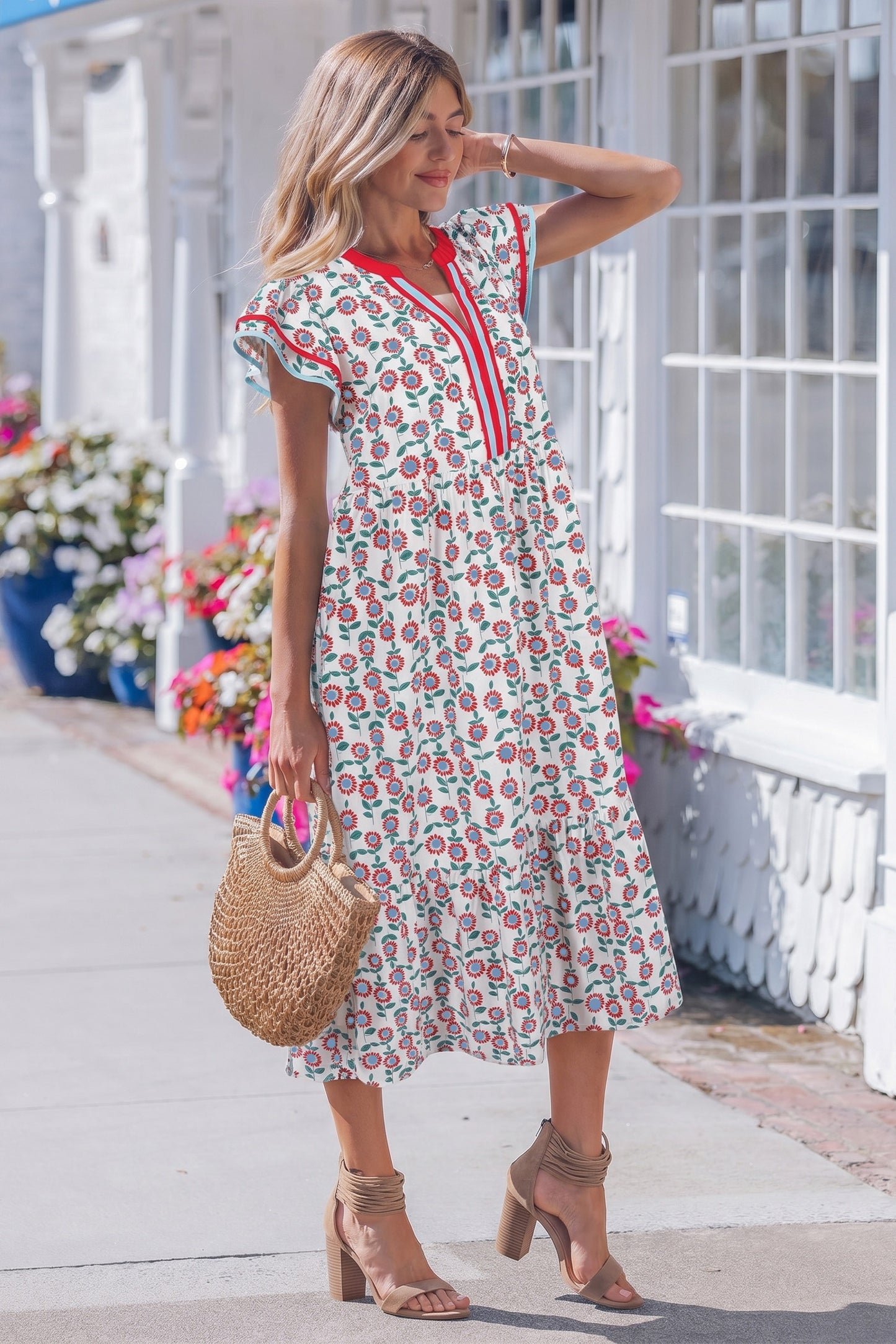 Firecracker Garden Midi