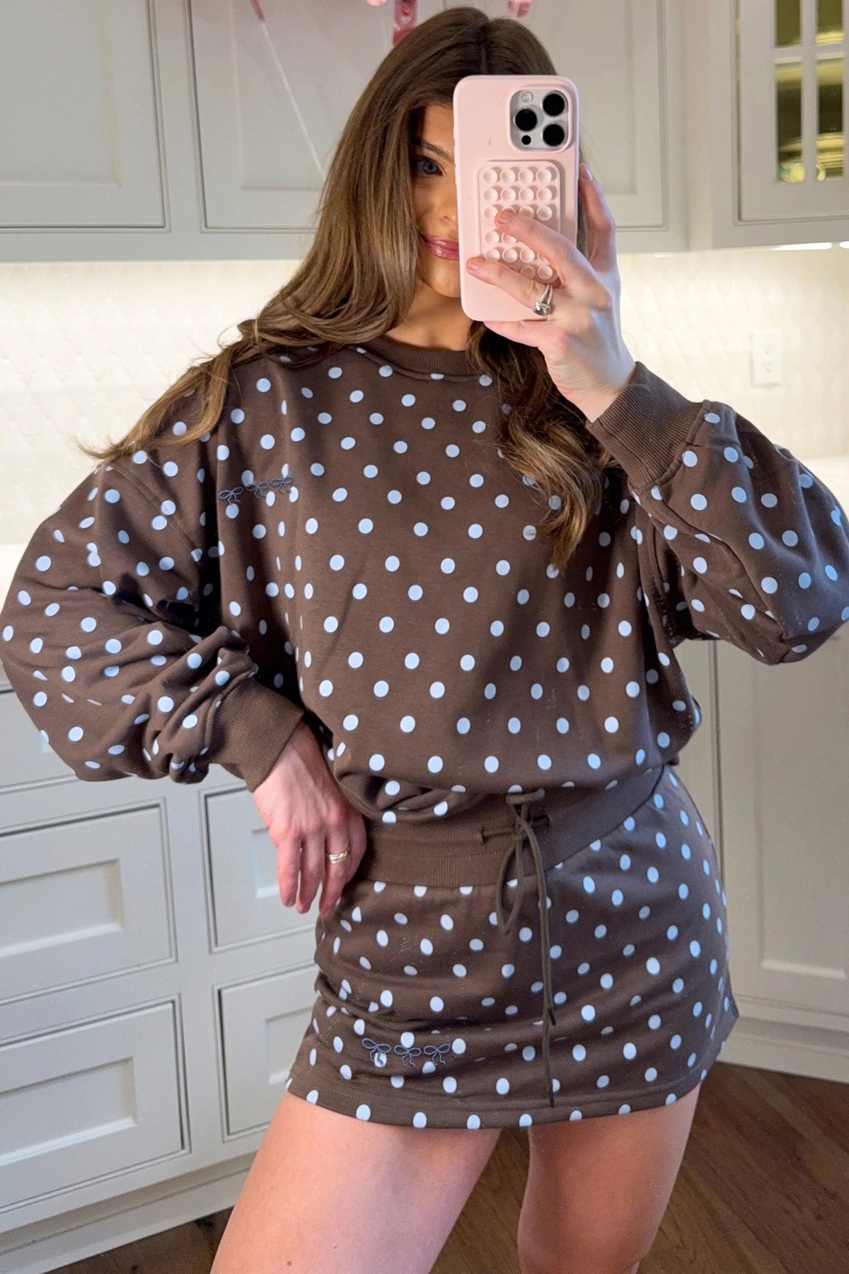Mocha Dot Dream Set