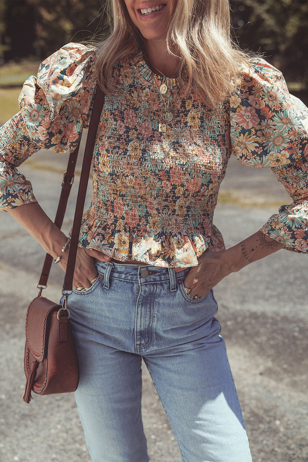 The Meadow Daydream Smocked Top