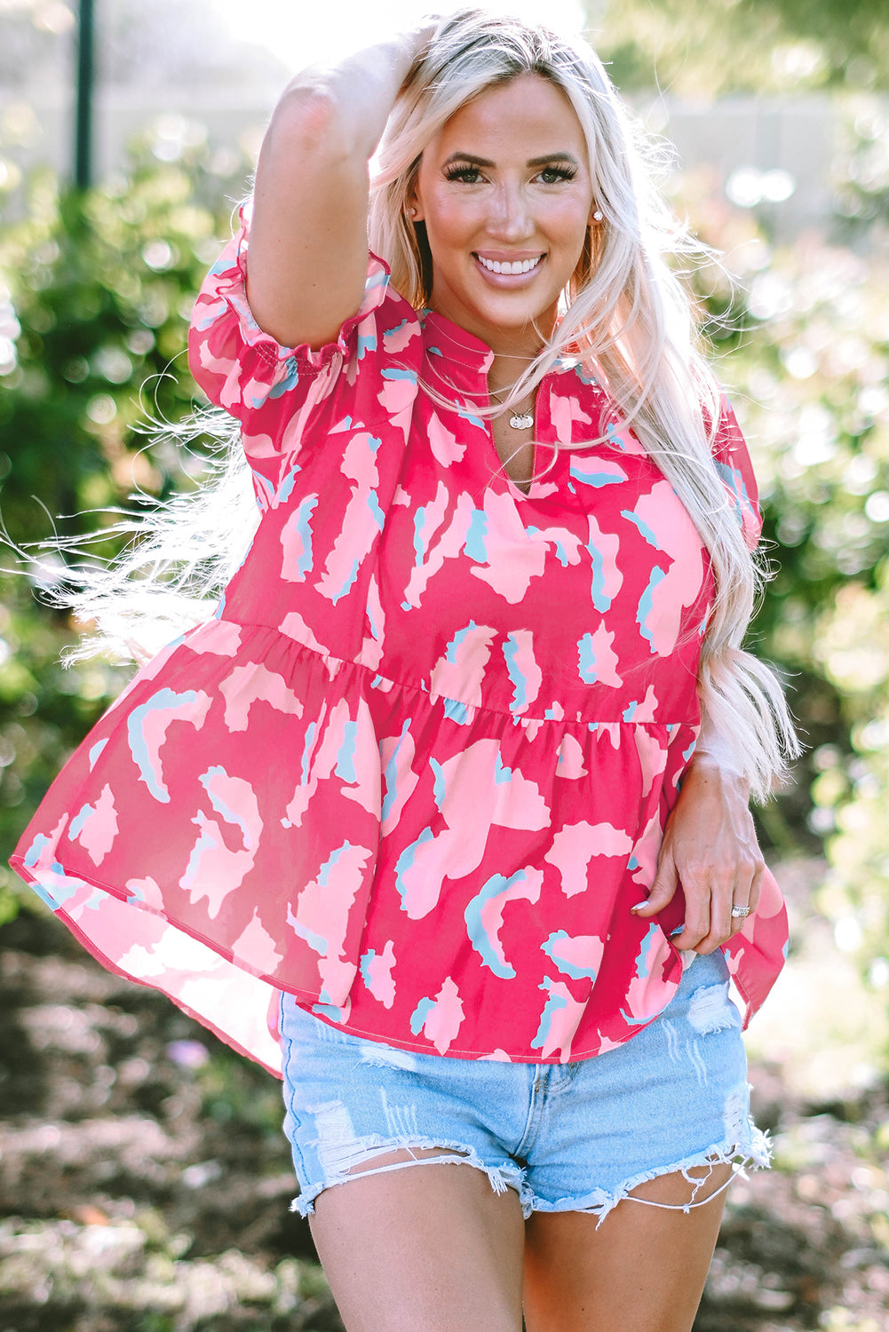 Fiesta Flare Babydoll Blouse