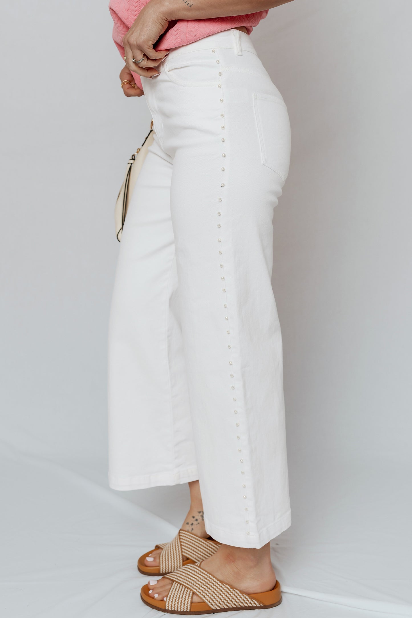 Pearl Promenade Wide Leg Pants