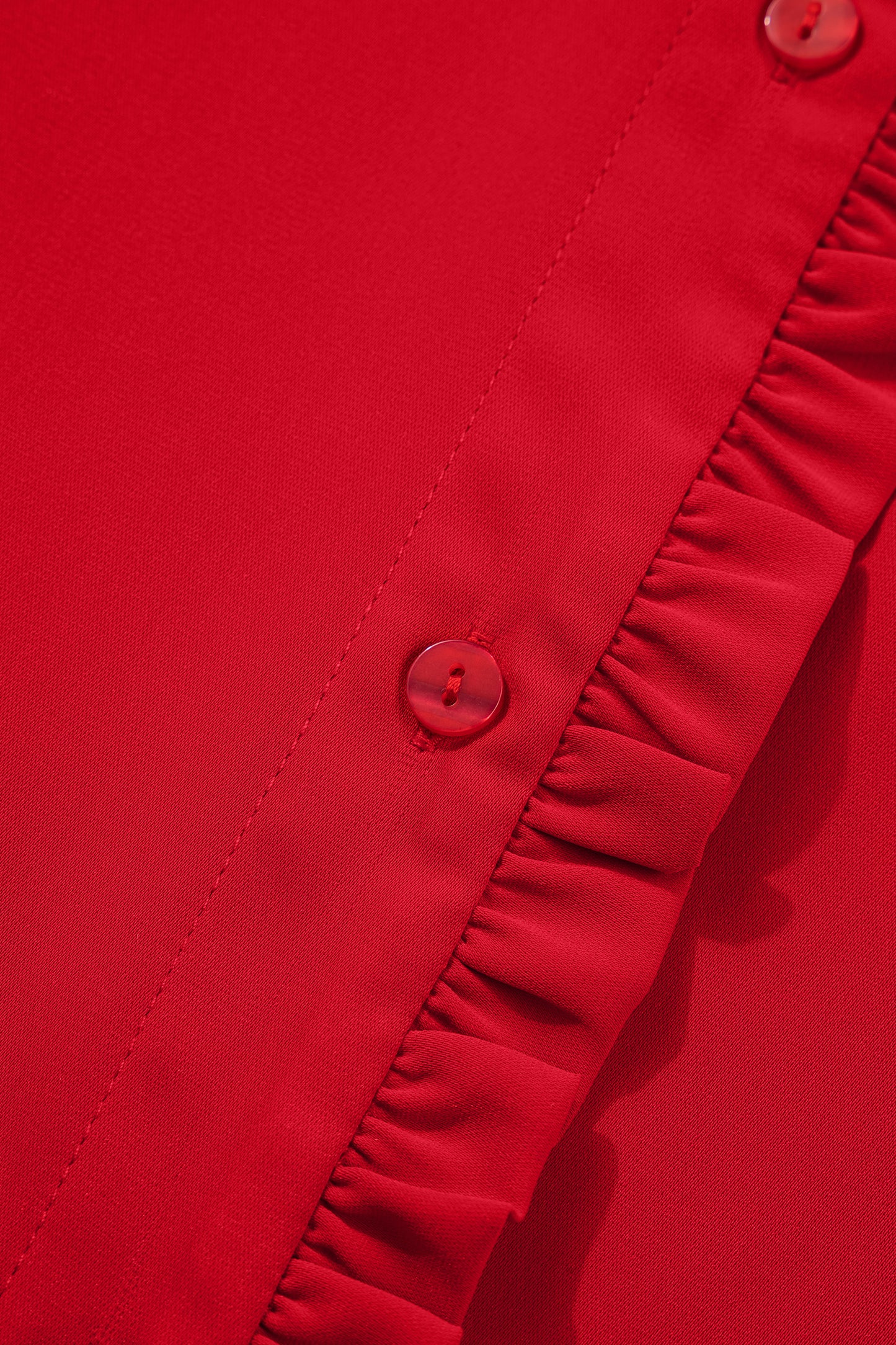 Crimson Grace Ruffle Blouse