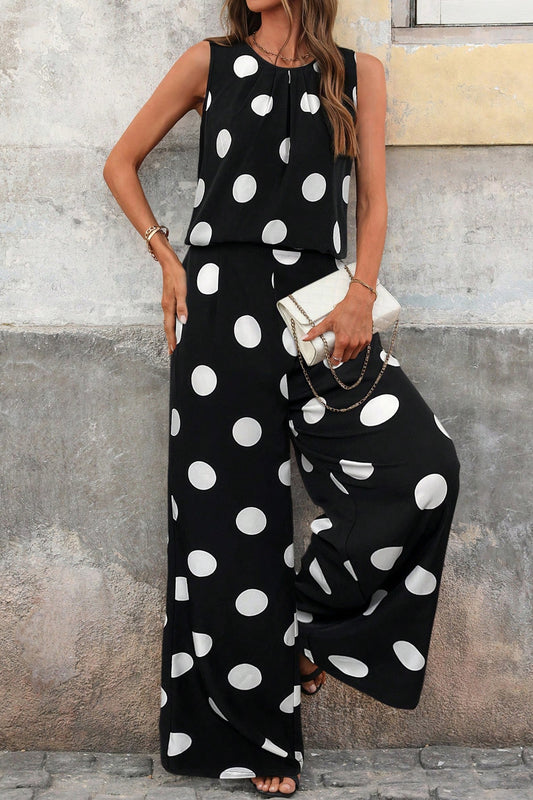Midnight Social Polka Dot Set