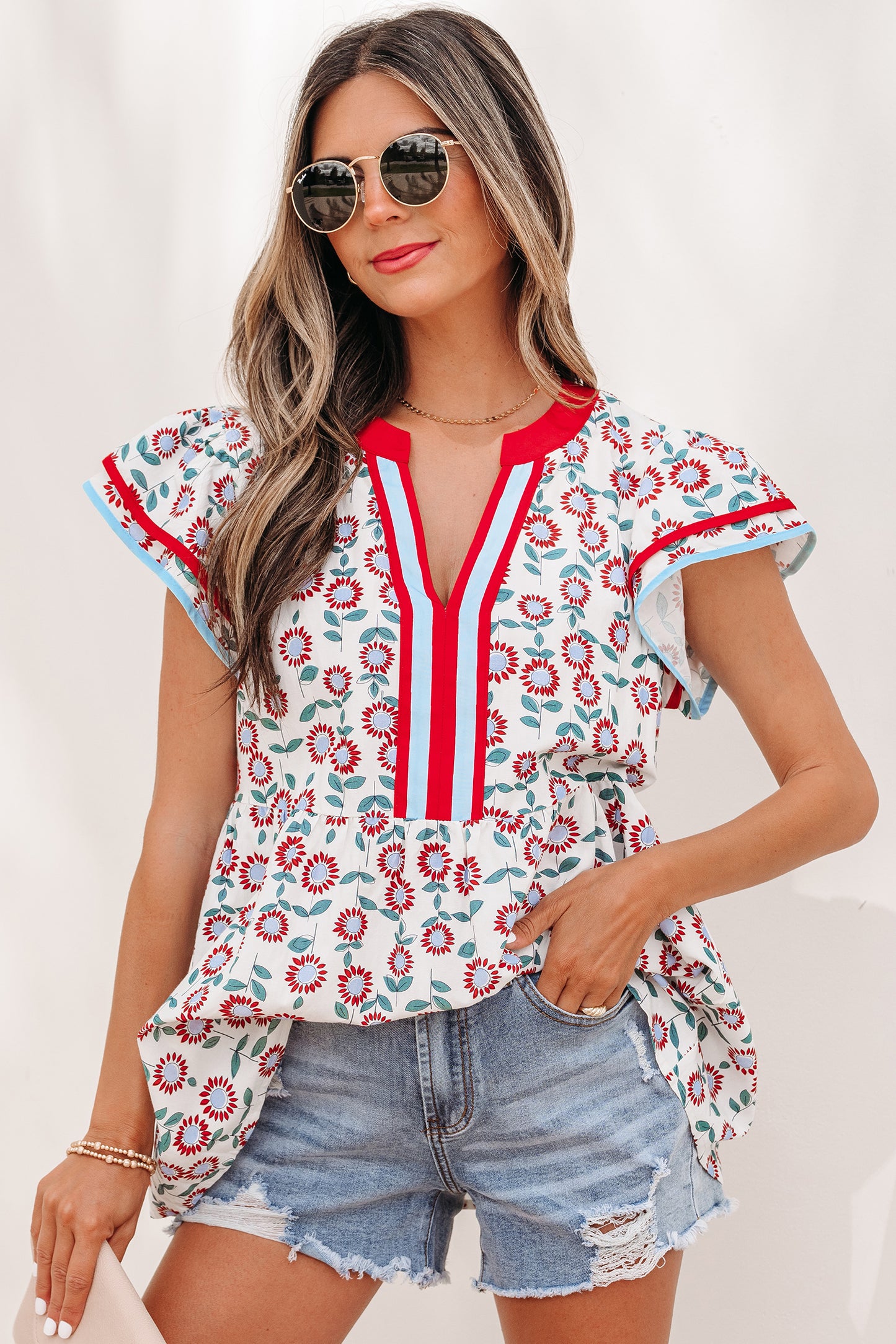 Liberty Bloom Babydoll Top