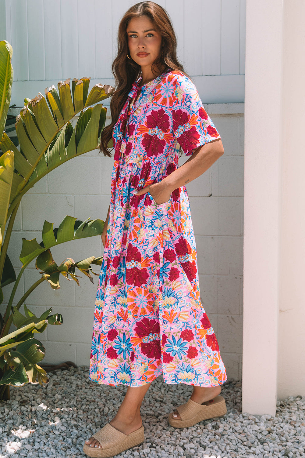 Festival Bloom Midi Dress