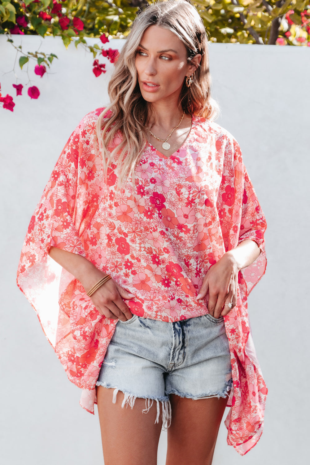 The Petal Parade Flutter Top