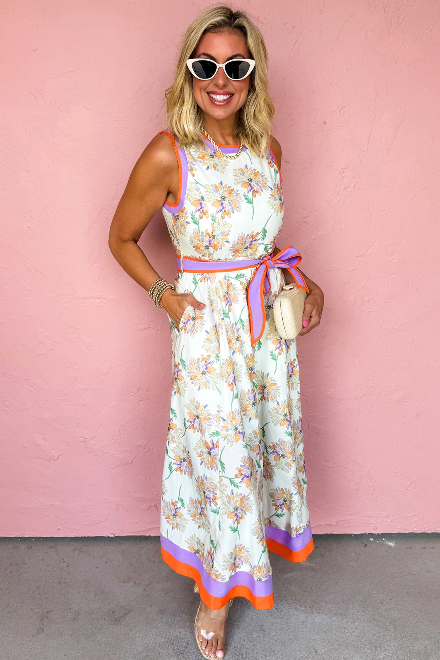 The Sunset Garden Midi Dress 🌸