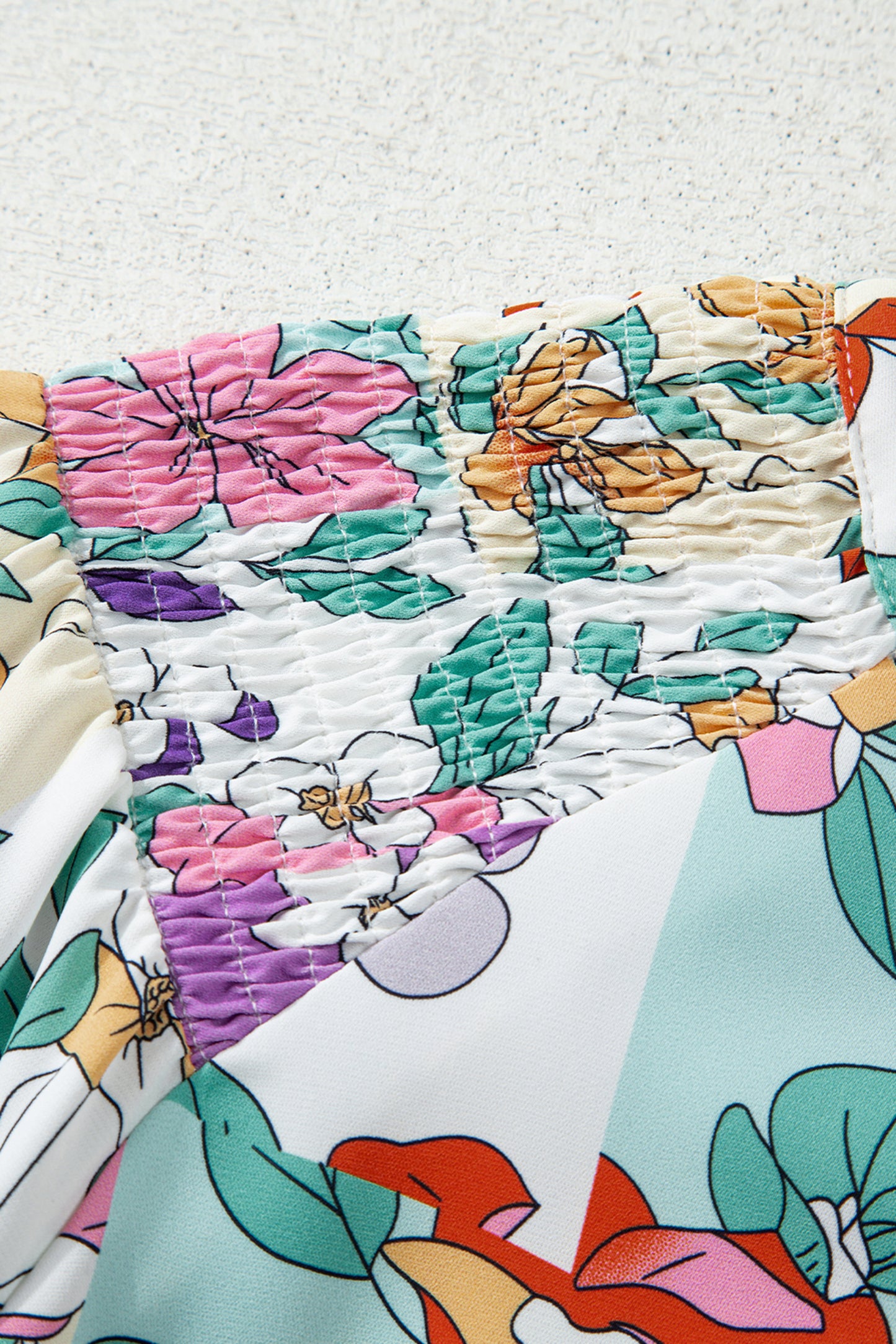 Pastel Garden Button-Down Blouse